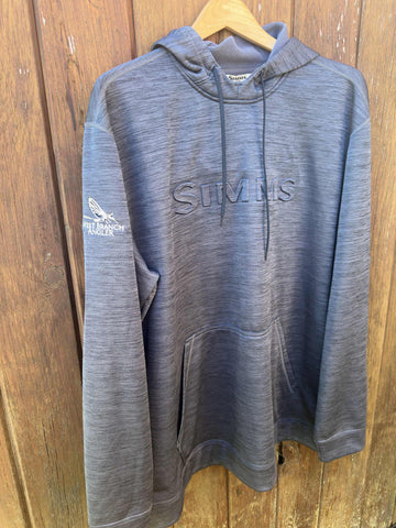 Men's WBA Logo Simms Challenger Hoody - Selvedge Heather