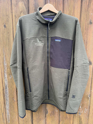 Men's R2 TechFace Jacket - WBA Logo - Pine Needle Green