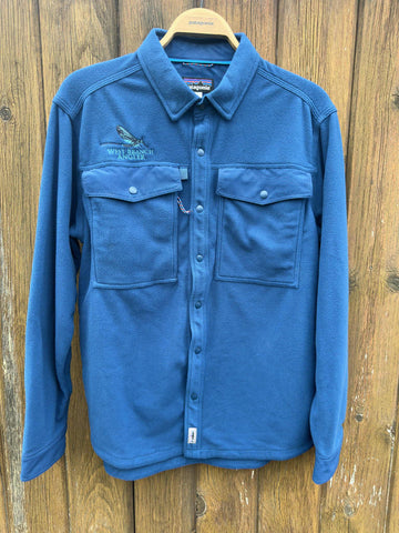 Men's Long-Sleeved Early Rise Snap Shirt - Lagom Blue - WBA Logo