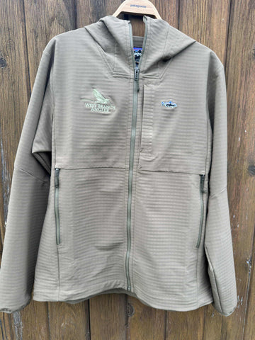 Men's R1 TechFace Fitz Roy Trout Hoody - WBA Logo - Dark Ash