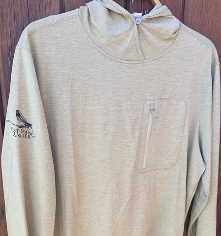 M's Cap Cool Sun Hoody - Gumtree Green - WBA Logo