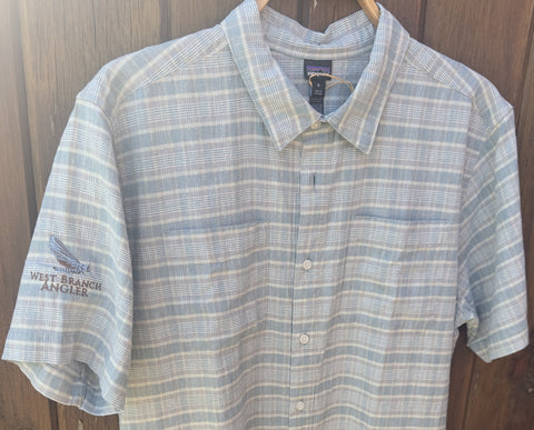 M's Back Step Shirt - Blue Sage - WBA Logo